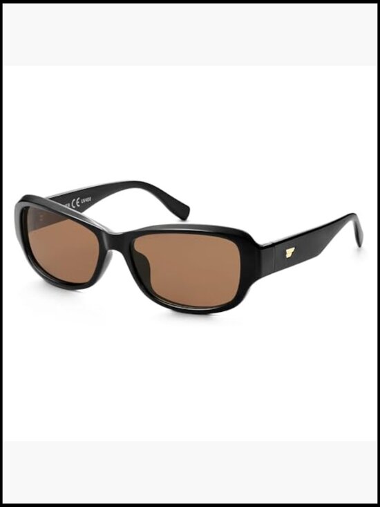 Polarized Rectangular Sunglasses with Retro Soft-Square Frame main image 4